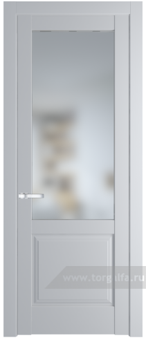 Дверь со стеклом ProfilDoors 4.2.2PD Матовое (Лайт Грей (RAL 870-01))