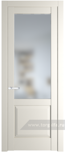 Дверь со стеклом ProfilDoors 4.2.2PD Матовое (Перламутр белый)