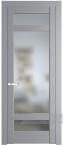 Дверь со стеклом ProfilDoors 4.3.2PD Матовое (Смоки (RAL 870-02))