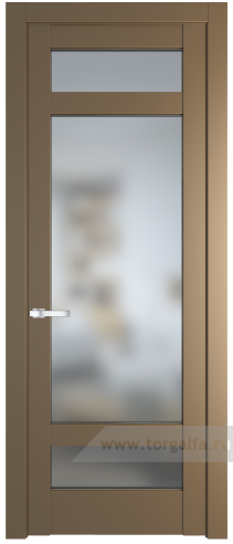 Дверь со стеклом ProfilDoors 4.3.2PD Матовое (Перламутр золото)
