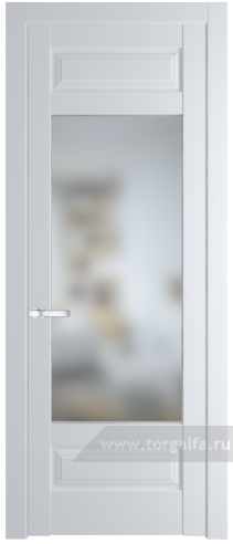 Дверь со стеклом ProfilDoors 4.3.3PD Матовое (Вайт (RAL 110 96 02))