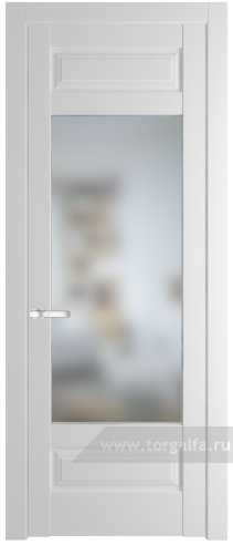 Дверь со стеклом ProfilDoors 4.3.3PD Матовое (Крем Вайт (RAL 120-02))