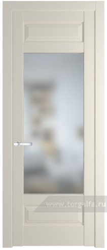 Дверь со стеклом ProfilDoors 4.3.3PD Матовое (Кремовая Магнолия (RAL 120-04))