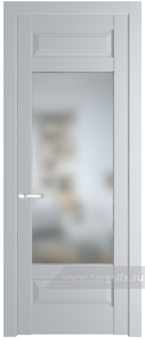 Дверь со стеклом ProfilDoors 4.3.3PD Матовое (Лайт Грей (RAL 870-01))