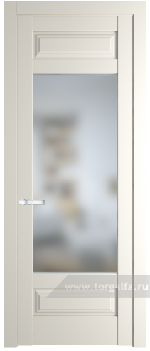 Дверь со стеклом ProfilDoors 4.3.3PD Матовое (Перламутр белый)