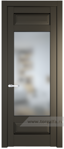 Дверь со стеклом ProfilDoors 4.3.3PD Матовое (Перламутр бронза)