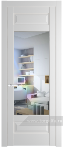 Дверь со стеклом ProfilDoors 4.3.3PD Прозрачное (Крем Вайт (RAL 120-02))