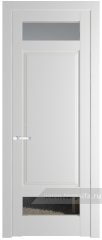 Дверь со стеклом ProfilDoors 4.3.4PD Прозрачное (Крем Вайт (RAL 120-02))