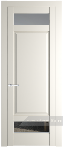 Дверь со стеклом ProfilDoors 4.3.4PD Прозрачное (Перламутр белый)
