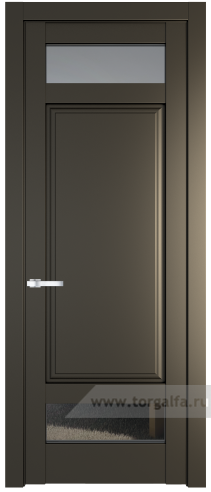 Дверь со стеклом ProfilDoors 4.3.4PD Прозрачное (Перламутр бронза)