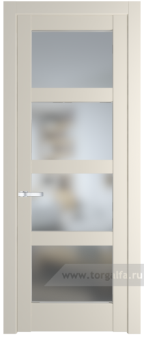 Дверь со стеклом ProfilDoors 4.4.2PD Матовое (Кремовая Магнолия (RAL 120-04))