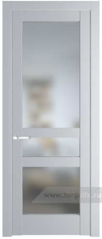 Дверь со стеклом ProfilDoors 4.5.2PD Матовое (Лайт Грей (RAL 870-01))