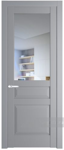 Дверь со стеклом ProfilDoors 4.5.3PD Прозрачное (Смоки (RAL 870-02))