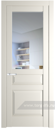 Дверь со стеклом ProfilDoors 4.5.3PD Прозрачное (Перламутр белый)