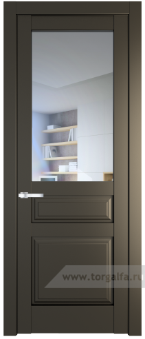 Дверь со стеклом ProfilDoors 4.5.3PD Прозрачное (Перламутр бронза)