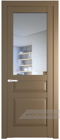 Дверь со стеклом ProfilDoors 4.5.3PD Прозрачное (Перламутр золото)