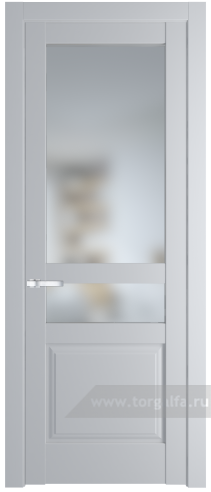 Дверь со стеклом ProfilDoors 4.5.4PD Матовое (Лайт Грей (RAL 870-01))