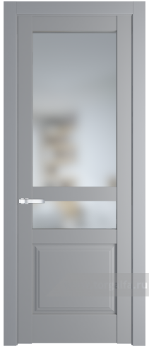 Дверь со стеклом ProfilDoors 4.5.4PD Матовое (Смоки (RAL 870-02))
