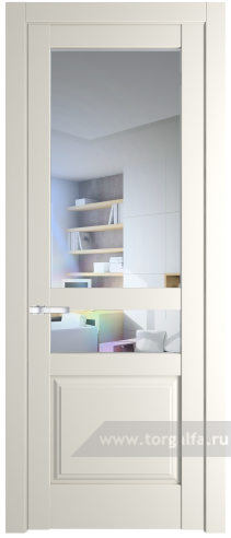 Дверь со стеклом ProfilDoors 4.5.4PD Прозрачное (Перламутр белый)