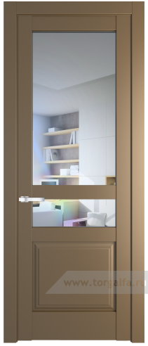 Дверь со стеклом ProfilDoors 4.5.4PD Прозрачное (Перламутр золото)