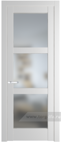 Дверь со стеклом ProfilDoors 4.6.2PD Матовое (Крем Вайт (RAL 120-02))