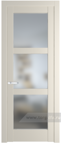Дверь со стеклом ProfilDoors 4.6.2PD Матовое (Кремовая Магнолия (RAL 120-04))