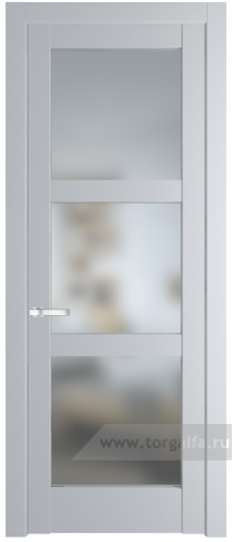 Дверь со стеклом ProfilDoors 4.6.2PD Матовое (Лайт Грей (RAL 870-01))