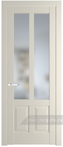 Дверь со стеклом ProfilDoors 4.8.2PD Матовое (Кремовая Магнолия (RAL 120-04))