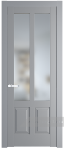 Дверь со стеклом ProfilDoors 4.8.2PD Матовое (Смоки (RAL 870-02))