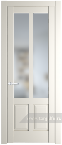 Дверь со стеклом ProfilDoors 4.8.2PD Матовое (Перламутр белый)