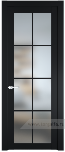 Дверь со стеклом ProfilDoors 1.1.2(р.8) PD Матовое (Блэк)