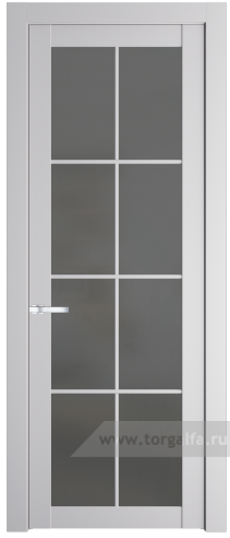 Дверь со стеклом ProfilDoors 1.1.2(р.8) PD Графит (Крем Вайт (RAL 120-02))