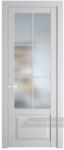 Дверь со стеклом ProfilDoors 1.2.2(р.6) PD Матовое (Крем Вайт (RAL 120-02))