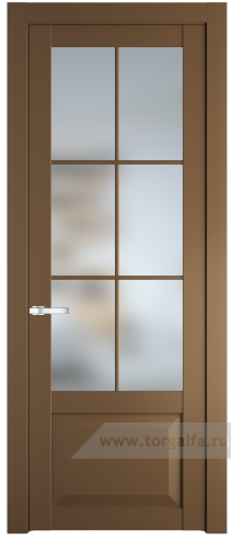 Дверь со стеклом ProfilDoors 1.2.2(р.6) PD Матовое (Перламутр золото)