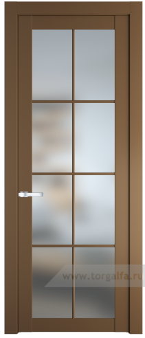 Дверь со стеклом ProfilDoors 2.1.2(р.8) PD Матовое (Перламутр золото)