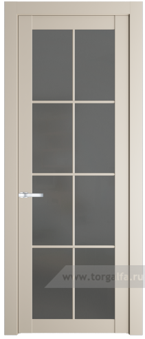Дверь со стеклом ProfilDoors 2.1.2(р.8) PD Графит (Кремовая Магнолия (RAL 120-04))
