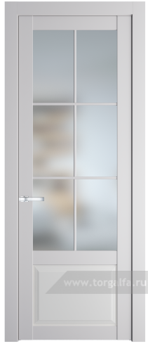 Дверь со стеклом ProfilDoors 2.2.2(р.6) PD Матовое (Крем Вайт (RAL 120-02))