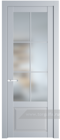 Дверь со стеклом ProfilDoors 2.2.2(р.6) PD Матовое (Лайт Грей (RAL 870-01))