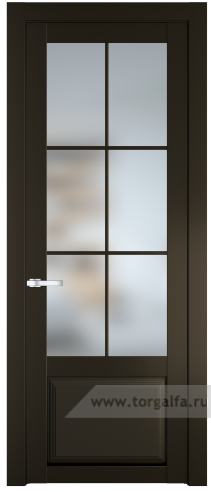 Дверь со стеклом ProfilDoors 2.2.2(р.6) PD Матовое (Перламутр бронза)