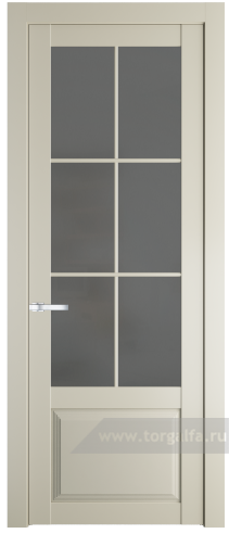 Дверь со стеклом ProfilDoors 2.2.2(р.6) PD Графит (Перламутр белый)