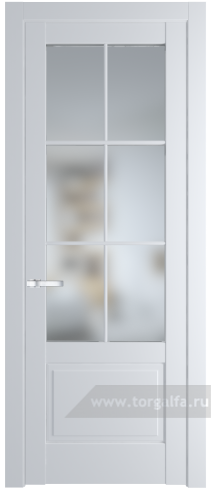 Дверь со стеклом ProfilDoors 3.2.2 (р.6) PD Матовое (Вайт (RAL 110 96 02))