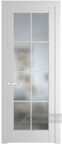 Дверь со стеклом ProfilDoors 4.1.2 (р.8) PD Матовое (Крем Вайт (RAL 120-02))