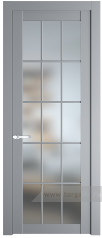 Дверь со стеклом ProfilDoors 1.1.2(р.15) PD Матовое (Смоки (RAL 870-02))