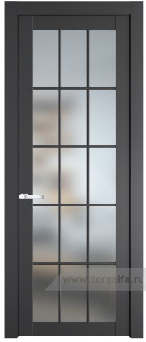 Дверь со стеклом ProfilDoors 1.1.2(р.15) PD Матовое (Графит (Pantone 425С))