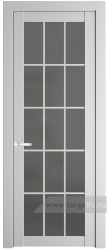 Дверь со стеклом ProfilDoors 1.1.2(р.15) PD Графит (Крем Вайт (RAL 120-02))