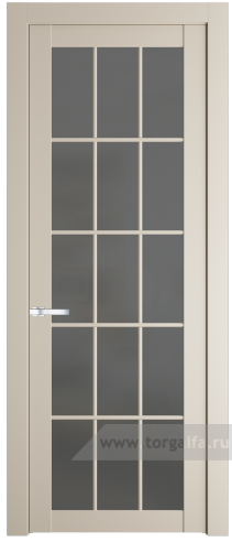Дверь со стеклом ProfilDoors 1.1.2(р.15) PD Графит (Кремовая Магнолия (RAL 120-04))