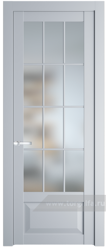 Дверь со стеклом ProfilDoors 1.2.2(р.12) PD Матовое (Лайт Грей (RAL 870-01))