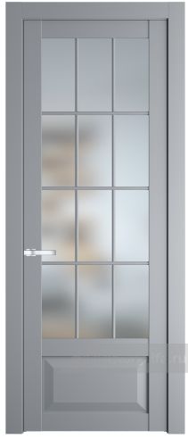 Дверь со стеклом ProfilDoors 1.2.2(р.12) PD Матовое (Смоки (RAL 870-02))