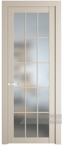 Дверь со стеклом ProfilDoors 2.1.2(р.15) PD Матовое (Кремовая Магнолия (RAL 120-04))