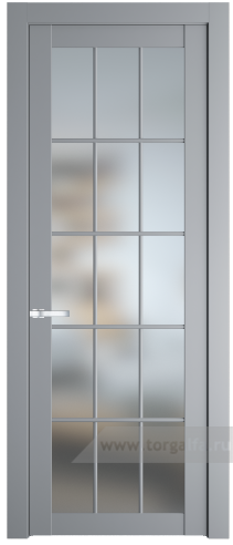 Дверь со стеклом ProfilDoors 2.1.2(р.15) PD Матовое (Смоки (RAL 870-02))